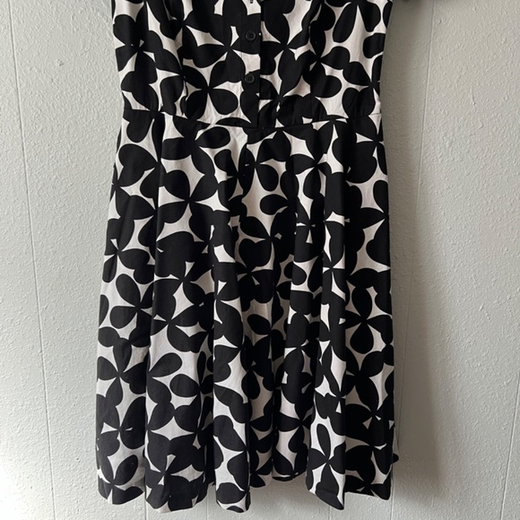 INC Y2K Floral Fit & Flare Dress Womens 6 Party Cocktail Wedding Guest Spring - Picture 4 of 12